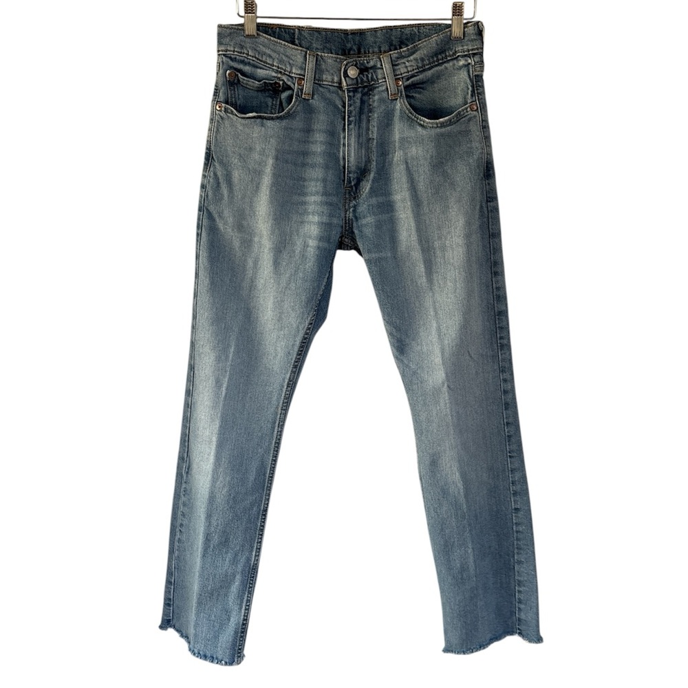 Levi's 513 Mens Classic Slim Straight Stretch Denim Blue Jeans Size W31 X L30